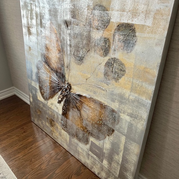 Canvas Butterfly wall art - Picture 4 of 7